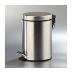 DJP72020 PAPELERA PEDAL 20L INOX BRILLO