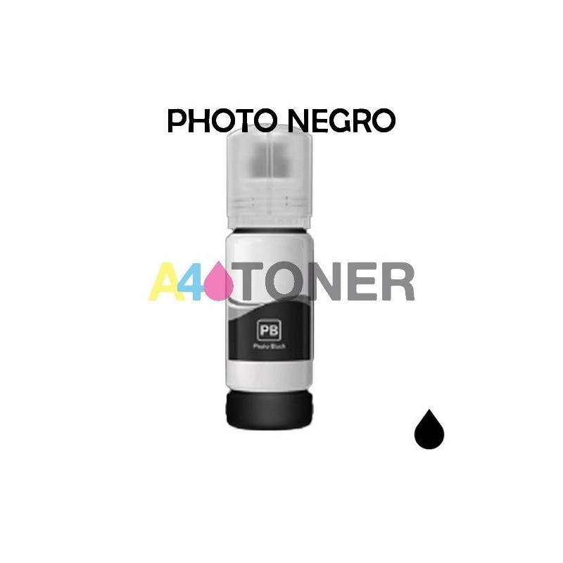 Epson 106 botella de tinta photo negro compatible con Epson C13T00R140