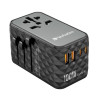 32121 VERBATIM UTA-06 ADAPTADOR  UNIVERSAL DE VIAJE CON 2 PUERTO USB-C - 2 PUERTO USB-A