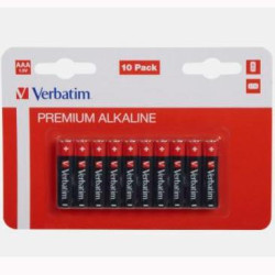 49874 VERBATIM PILAS ALCALINAS AAA-LR03 -PACK 10U-