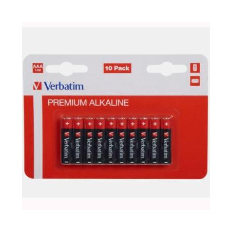 49874 VERBATIM PILAS ALCALINAS AAA-LR03 -PACK 10U-