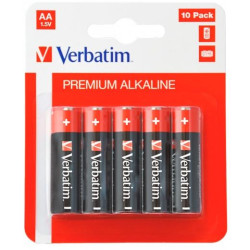 49875 VERBATIM PILAS ALCALINAS AA - LR06 - PACK 10 UDS