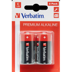 49922 VERBATIM PILAS ALCALINAS C - LR14 - PACK 2 UDS