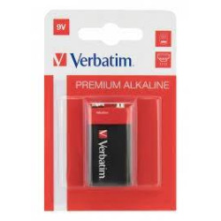 49924 VERBATIM PILAS ALCALINAS DE 9V - 6LR61- PACK 1 UD