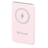 32243 VERBATIM CARGADOR INALAMBRICO POWER BANK 5K MAH 1XUSB-C ROSA