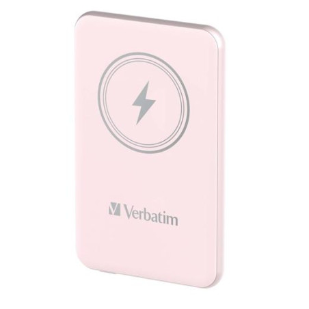 32248 VERBATIM CARGADOR INALAMBRICO POWER BANK 10K MAH 1XUSB-C ROSA