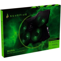 48818 VERBATIM SOPORTE PARA PORTATIL SUREFIRE BORA GAMING LAPTOP COOLING PAD GREEN