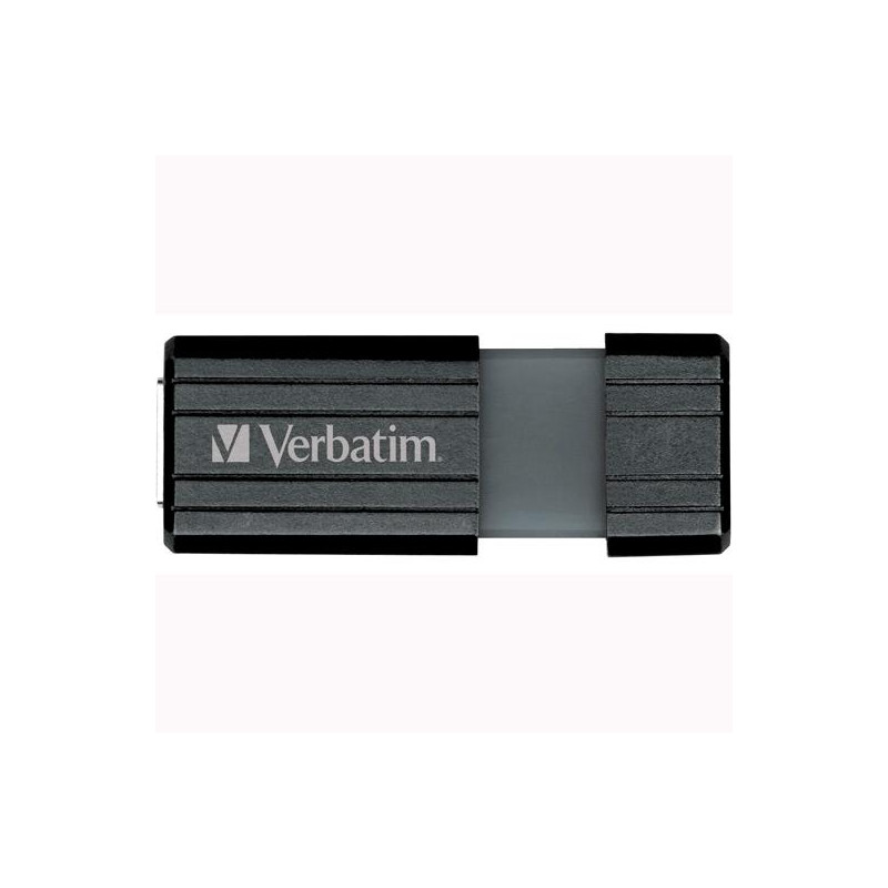 49062 VERBATIM PENDRIVE STORE'N'GO PINSTRIPE 8GB HI-SPEED RETRÁCTIL USB 2.0 NEGRO