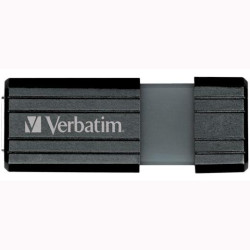 49064 VERBATIM PENDRIVE STORE'N'GO PINSTRIPE 32GB HI-SPEED RETRÁCTIL USB 2.0 NEGRO