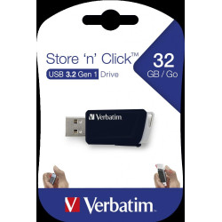 49307 VERBATIM PENDRIVE STORE´N´CLICK 32GB USB 3.2 C/RANURA PARA COLGAR NEGRO