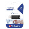 49316 VERBATIM PENDRIVE PINSTRIPE 16GB HIGH SPEED RETRÁCTIL USB 3.2 NEGRO