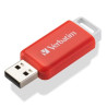 49453 VERBATIM PENDRIVE V DATABAR 16GB HI-SPEED RETRÁCTIL USB 2.0 ROJO