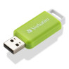 49454 VERBATIM PENDRIVE V DATABAR 32GB HI-SPEED RETRÁCTIL USB 2.0 VERDE