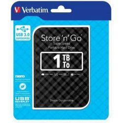 53194 VERBATIM DISCO DURO EXTERNO STORE 'N' GO 1TB HDD 2.5" USB 3.0 NEGRO