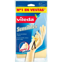 112167 VILEDA GUANTES SENSIBLES SATINADOS TALLA PEQUEÑA