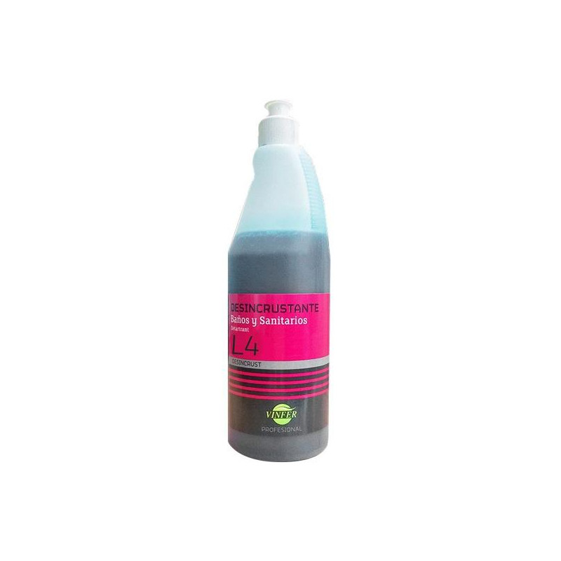 L44175R002 VINFER LIMPIADOR MULTIUSOS L4 DESINCRUSTANTE BAÑOS Y SANITARIOS BOTELLA 750ML