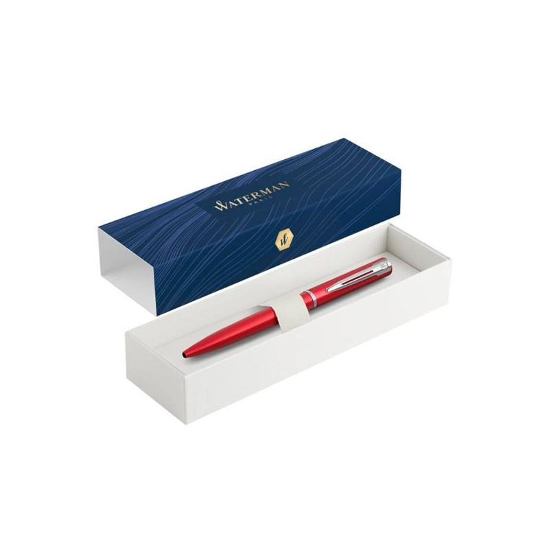 2068193 WATERMAN BOLÍGRAFO ALLURE PUNTA MEDIA ESTUCHE DE REGALO LACADO ROJO