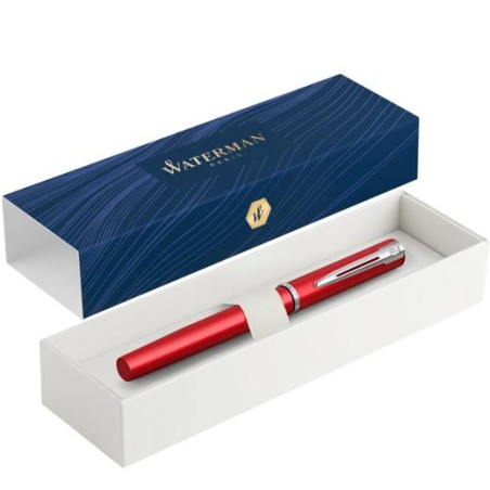 2068194 WATERMAN PLUMA ESTILOGRÁFICA ALLURE ESTUCHE DE REGALO LACADO ROJO