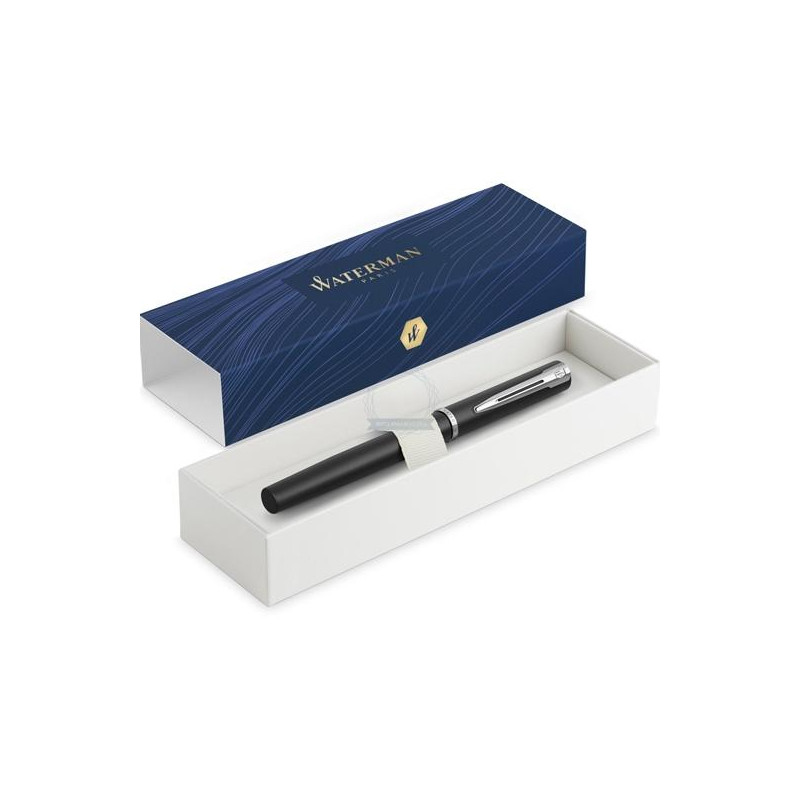 2068196 WATERMAN PLUMA ESTILOGRÁFICA ALLURE ESTUCHE DE REGALO LACADO NEGRO