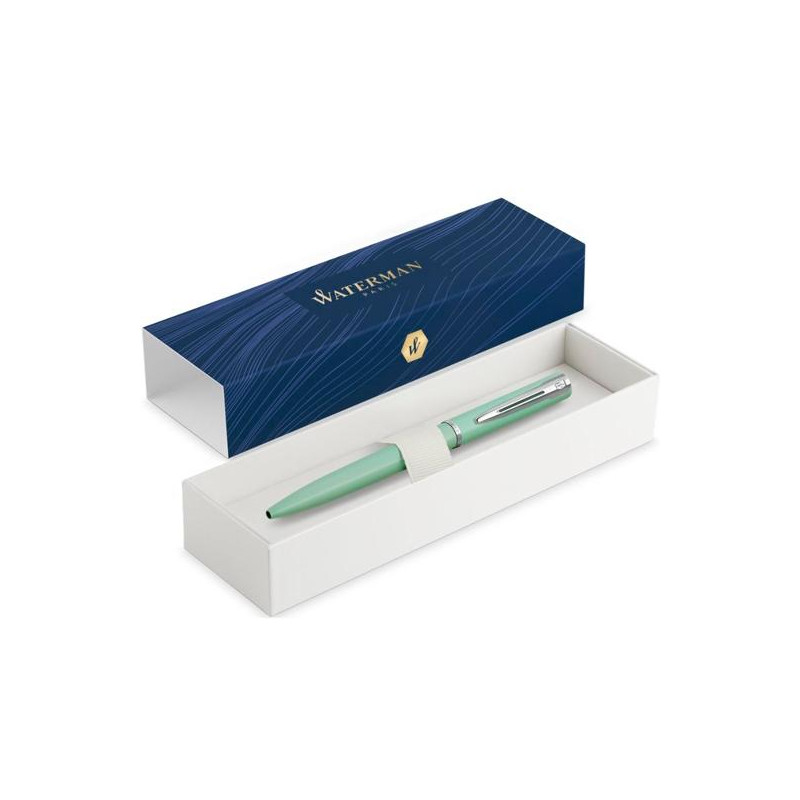 2105304 WATERMAN BOLÍGRAFO ALLURE PASTEL PUNTA MEDIA ESTUCHE DE REGALO LACADO VERDE