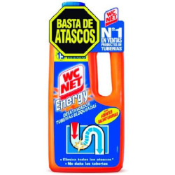 6309346 WCNET GEL LIMPIADOR DESATASCADOR DE TUBERÍAS ENERGY BOTELLA 1L