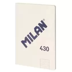 57242G48BG MILAN LIBRETA ENCOLADA A4 48H PAPEL 95GR  1 LÍNEA 7MM SERIE 1918 BEIGE