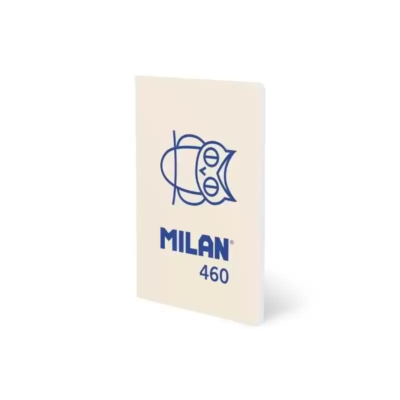 57252G24BG460 MILAN LIBRETA GRAPADA A5 24H PAPEL BLANCO 95GR LÍNEA 7MM COLECCIÓN 460 SINCE 1918 BEIGE