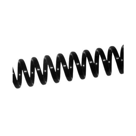 3034P4N12 YOSAN ESPIRAL PLÁSTICO PASO 4:1 56 12MM NEGRO PACK 100 UD