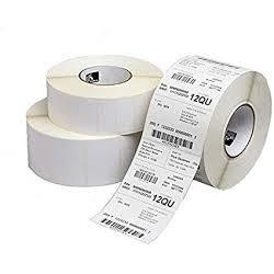 3007201-T ZEBRA ETIQUETAS DE TRANSFERENCIA TERMICA DE PAPEL BLANCO Z-SELECT 2000T ROLLO 51X25MM PACK 8 UD