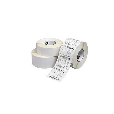 3007201-T ZEBRA ETIQUETAS DE TRANSFERENCIA TERMICA DE PAPEL BLANCO Z-SELECT 2000T ROLLO 51X25MM PACK 8 UD