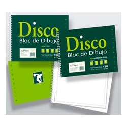 170 ZORRILLA BLOC DE DIBUJO DISCO 20H FOLIO PROLONGADO 230X340MM PAPEL ESPECIAL 130GR LISO