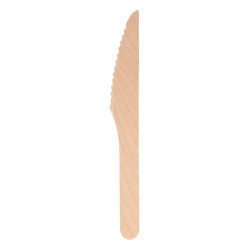 33243 CUCHILLO MADERA 16CM MARRÓN -100U-