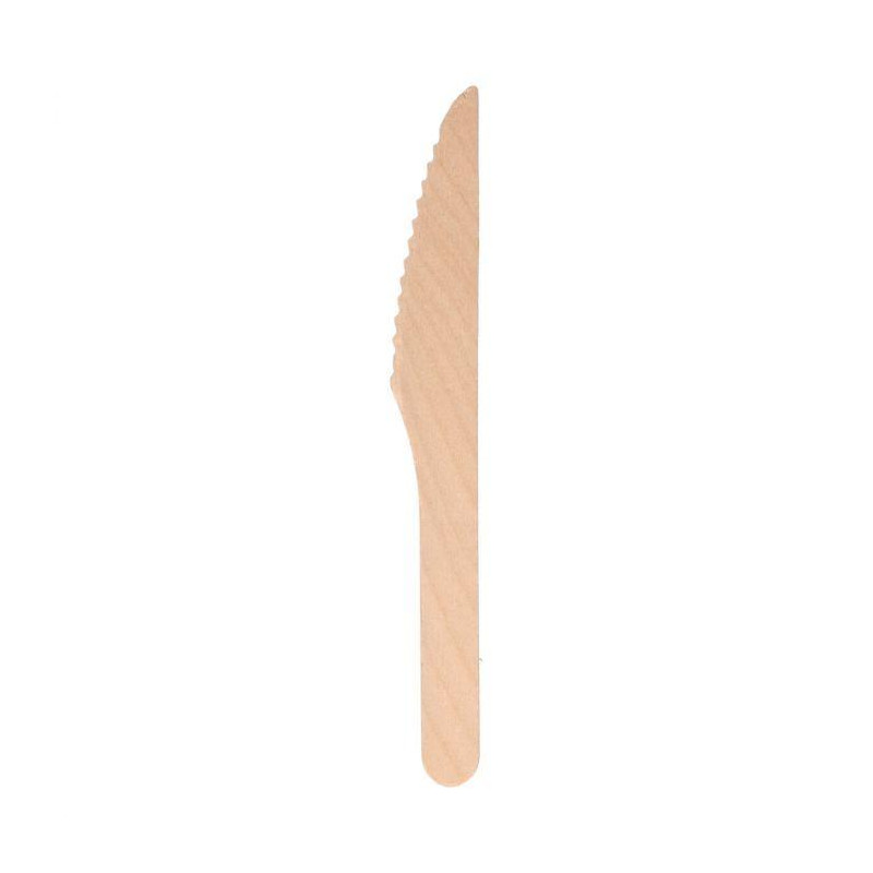 33243 CUCHILLO MADERA 16CM MARRÓN -100U-