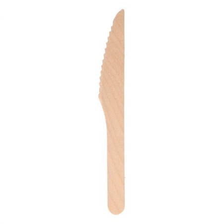 33243 CUCHILLO MADERA 16CM MARRÓN -100U-