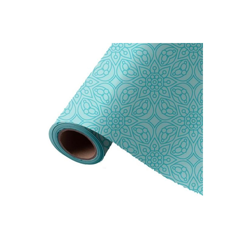 3150210T WONDER WRAPPER PAPEL DE REGALO BOBINA 62CM X 70M TODO AÑO MANDALA AZUL