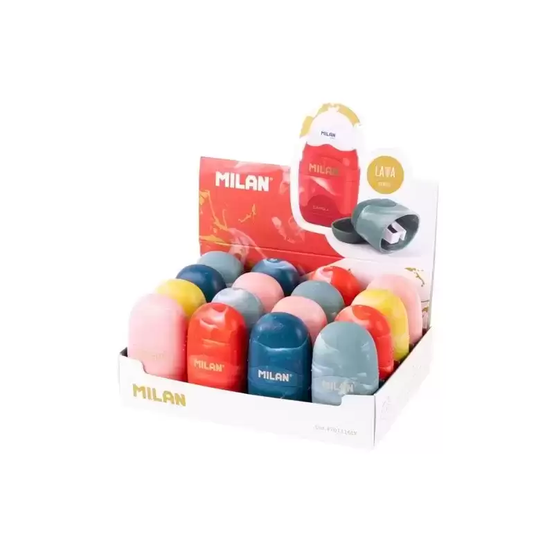 4701116LV MILAN AFILABORRAS CAPSULE LAVA SURTIDO CAJA EXPOSITORA 16 UD