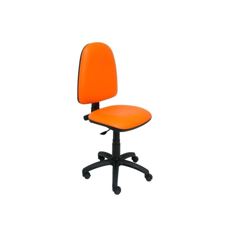 04CPSPV83 PIQUERAS Y CRESPO SILLA AYNA REGULABLE EN ALTURA SIMILPIEL NARANJA