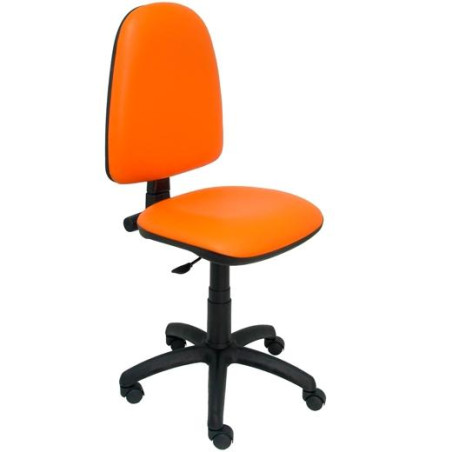 04CPSPV83 PIQUERAS Y CRESPO SILLA AYNA REGULABLE EN ALTURA SIMILPIEL NARANJA