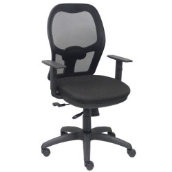 15SNBALI840TK PIQUERAS Y CRESPO SILLA JORQUERA MALLA NEGRA ASIENTO BALI NEGRO CON TRASLAK