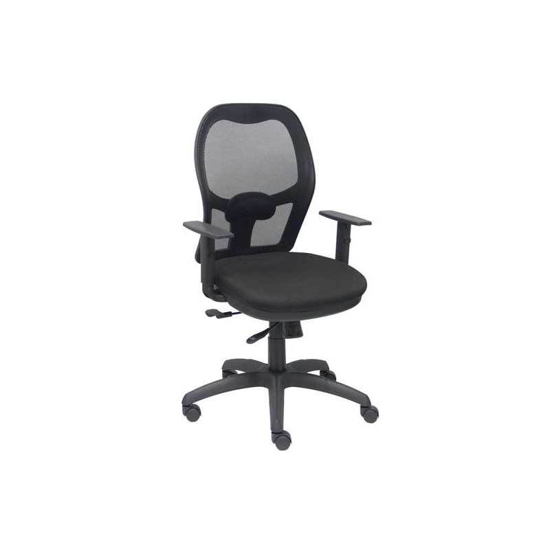 15SNBALI840TK PIQUERAS Y CRESPO SILLA JORQUERA MALLA NEGRA ASIENTO BALI NEGRO CON TRASLAK