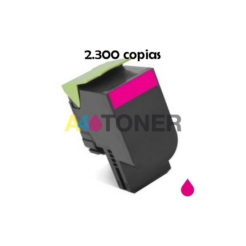 CS317 toner compatible lexmark magenta reemplaza a Lexmark 71B20M0