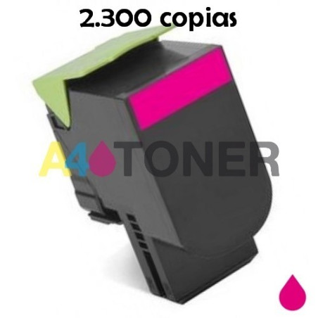 CS317 toner compatible lexmark magenta reemplaza a Lexmark 71B20M0