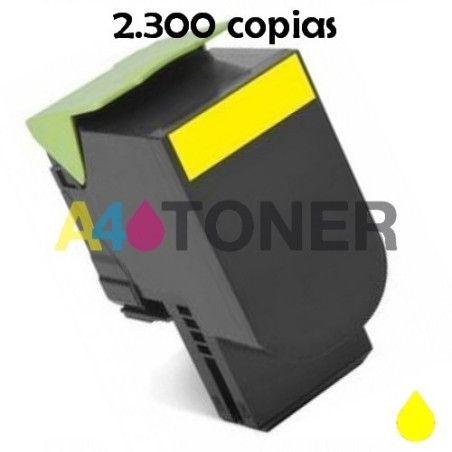 CS317 toner compatible lexmark amarillo reemplaza a Lexmark 71B20Y0