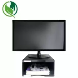 6611 NE ARCHIVO 2000 SOPORTE MONITOR ERGOSOSTENIBLE CON COMPARTIMENTO INFERIOR NEGRO