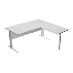 ML003M-GR ARTEXPORT MESA ESCRITORIO PRESTO CON PATAS METAL 160 + ALA LATERAL 79X60 GRIS