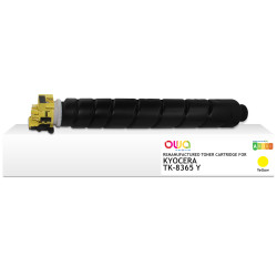 K40418OW ARMOR OWA Toner Remanufactured 1T02YPANL0 para KYOCERA TK-8365 Y  Amarillo