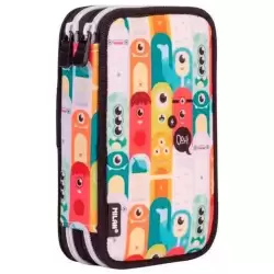 081264ALN MILAN PLUMIER 2 PISOS CON CONTENIDO SERIE ESPECIAL ALIENS