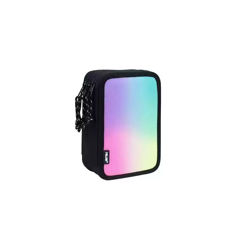 081364SNK1 MILAN PLUMIER 3 PISOS C/CONTENIDO SUNSET NEGRO