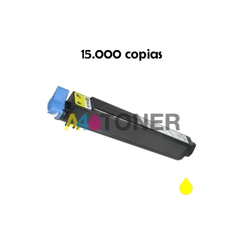 Toner OKI ES9410 / ES9420 amarillo compatible al toner original OKI 44036025