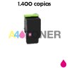 Cartucho de toner compatible Lexmark CS421-CS521-CS622-CX421-CX522-CX622-CX625 magenta genérico a Lexmark 78C20M0